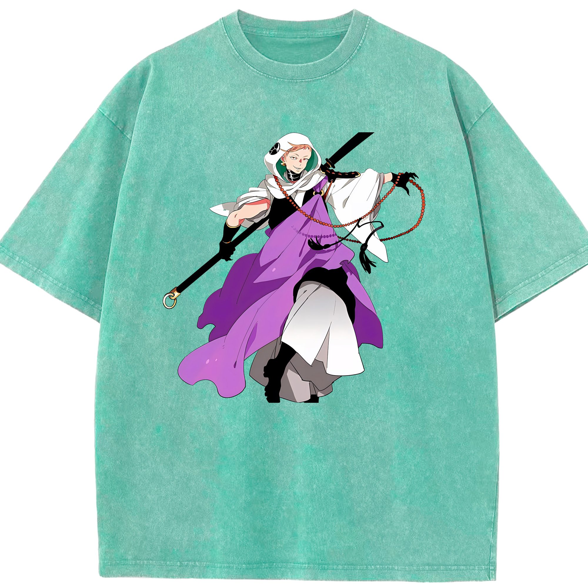 （画像用） 刀剣乱舞 Touken Ranbu 綿100% ヴィンテージ風 半袖Tシャツ（フロントプリント）